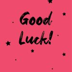 Good Luck! Cute Stars Card