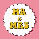 Mr & Mrs Cute Wedding Card