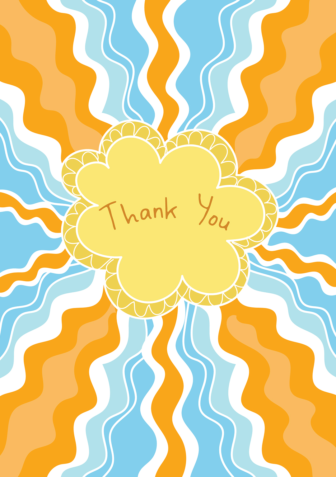Thank You Design Greeting Card