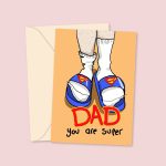 Dad, You Are Super - Superman Sliders Father's Day Card