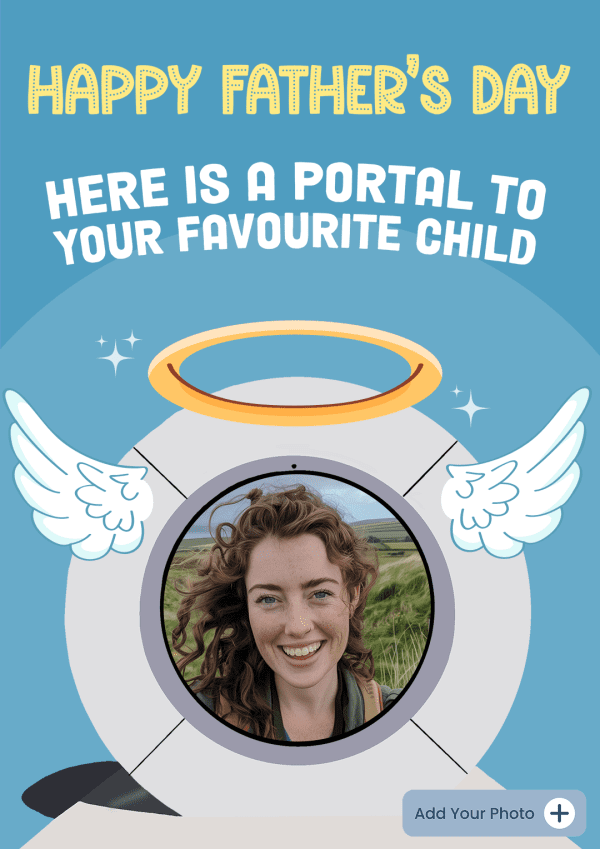 Portal to Your Favourite Child Father's Day Card