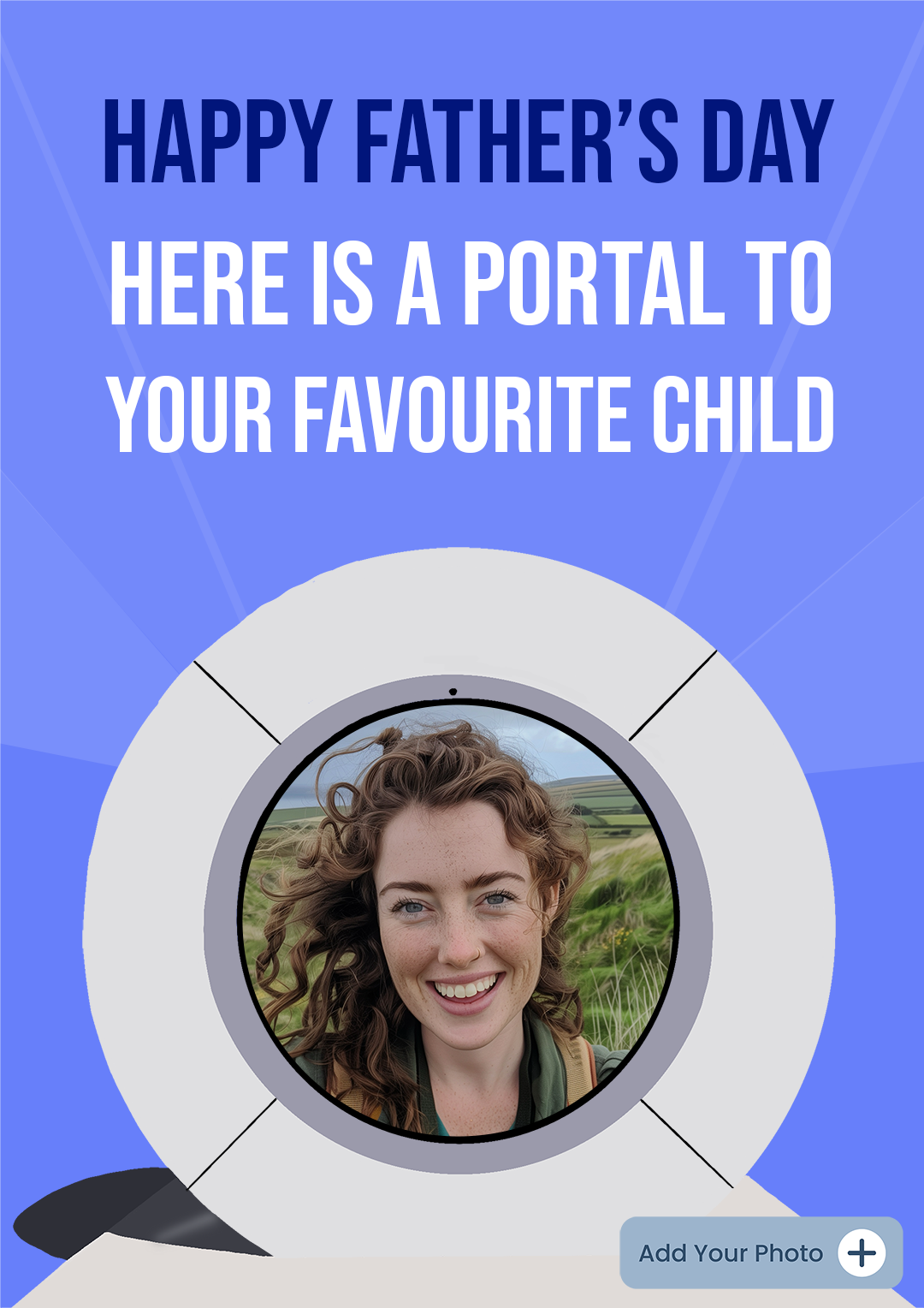 Here Is A Portal To Your Favourite Child Father's Day Card