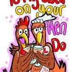 To My Sister On Your Hen Party - Cute Greeting Card