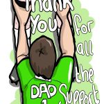 Thank You For All The Support - Father's Day Card