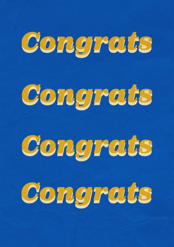 Congrats Card