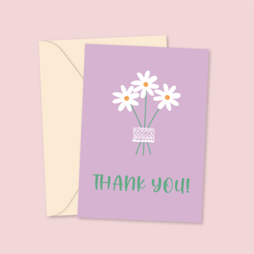 Flowers - Thank You Card