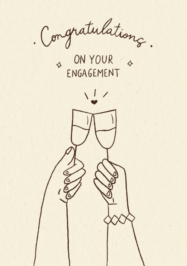 Congratulations On Your Engagement - Card