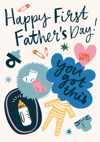 First Fathers Day - Father's Day Card