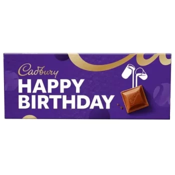 Front Cadbury 850g birthday