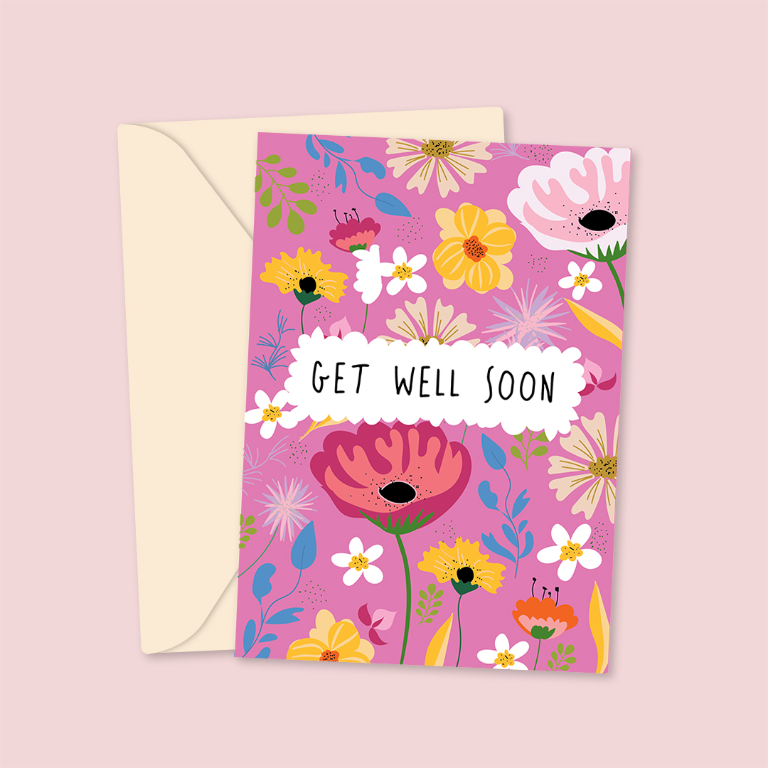 GET WELL SOON Get Well Soon Greetings Card
