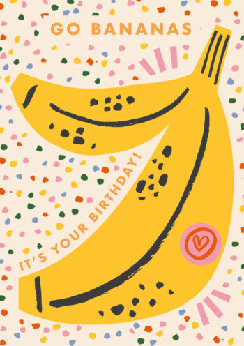 Birthday Bananas - Birthday Card