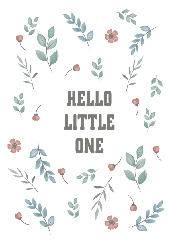 Hello Little One - New Baby Card