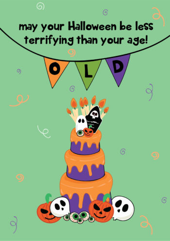 Halloween - Birthday Card