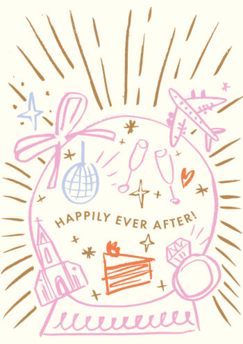 Happily Ever After - Wedding Card