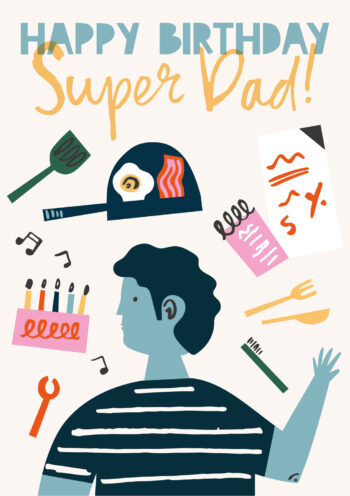 Super Dad - Birthday Card