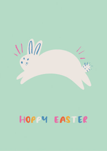 Happy Easter Bunny - Easter Card