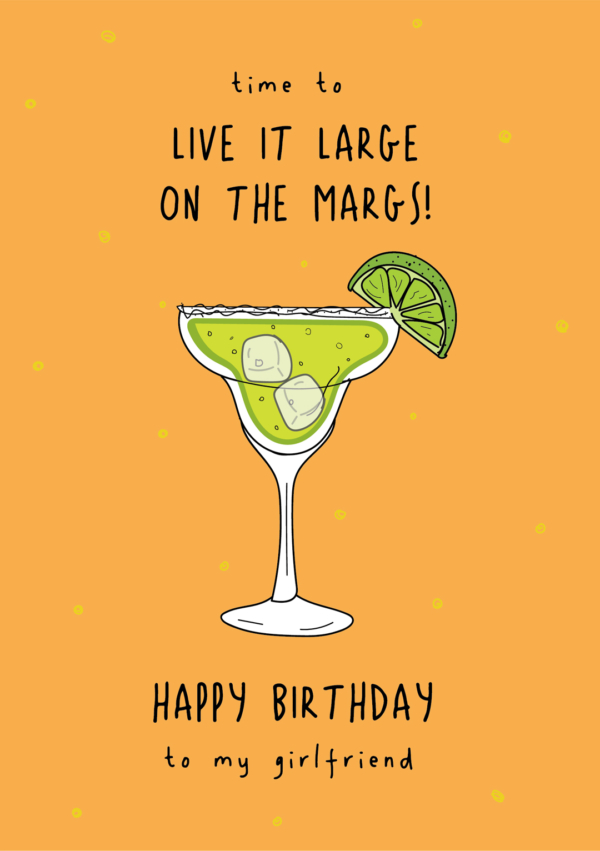 Living Large On Margs Birthday Card