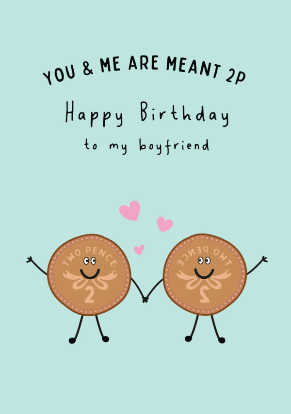 Meant 2P | Boyfriend Birthday Card