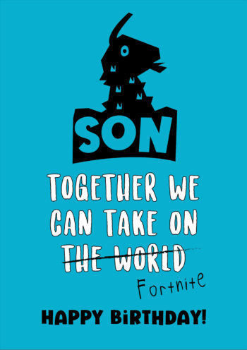 Son Birthday Fortnite - Birthday Card