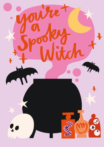 Spooky Witch - Halloween Card