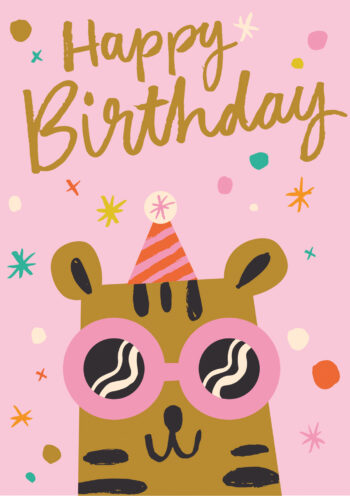 Tiger - Birthday Card