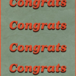 Congrats - Congratulations Card