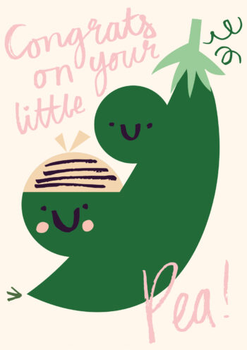 Little Pea - New Baby Card