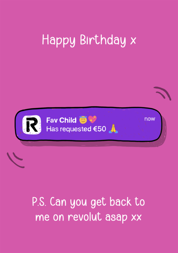 Revolut Birthday Card