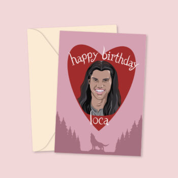 twilight loca birthday card