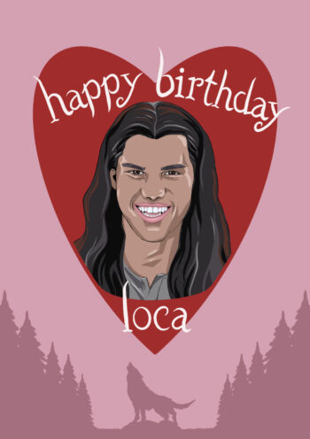 twilight loca birthday card