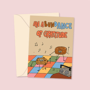 An abundance Of Gratitude - Thank You Card