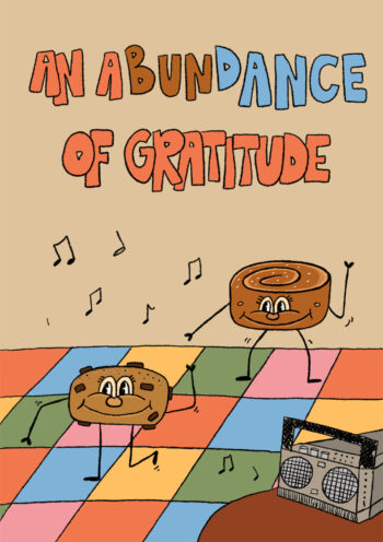 An abundance Of Gratitude - Thank You Card