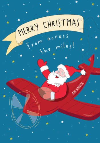 Air Santa - Christmas Card