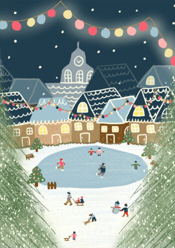 Christmas Village - Christmas Card