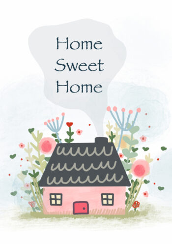 Home Sweet Home - Cute Card