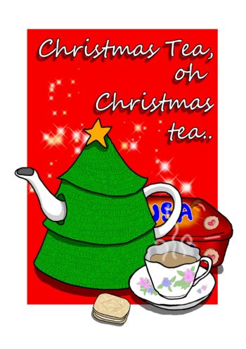 Oh Christmas Tea - Christmas Card