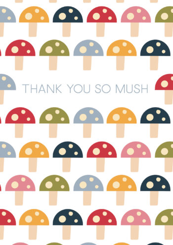 Thank You So Mush - Thank You Card