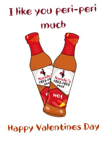 Peri Peri Valentine's Card