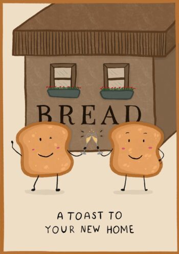 Toast to your new home card