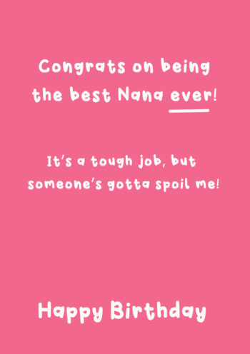 Best Nana Ever!