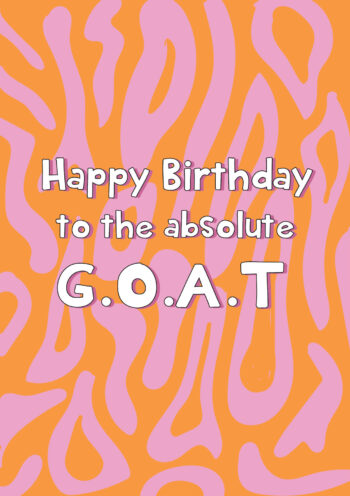 HB You Absolute G.O.A.T