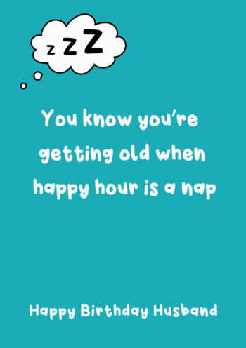 Happy Hour is a Nap - HB Husband