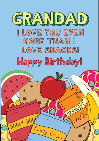 Love You More Than Snacks Grandad - HB