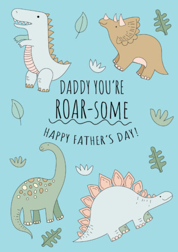 Roarsome Father's Day - Card