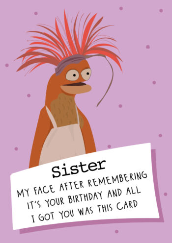 Sister - All I Got You Was This Card