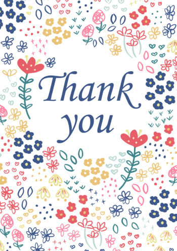 Thank You Flower Design