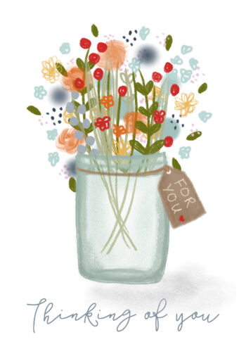 Thinking of You Flower Pot
