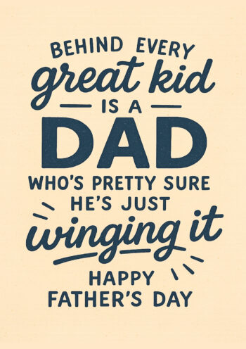 Winging It Dad - Happy Father's Day