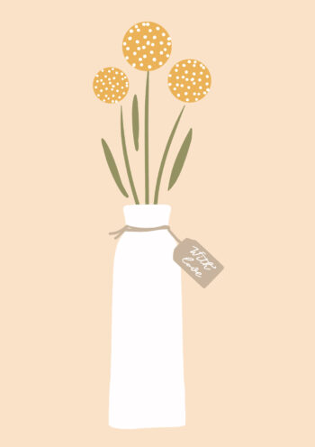 With Love Dandelion Card