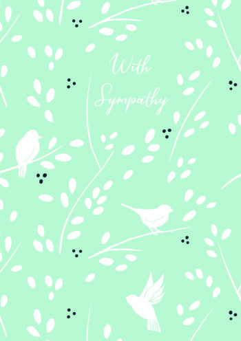 With Sympathy Sage Green Card